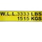 Tie 4 Safe Heavy Duty 2" x 20' Utility Endless Ratchet Tie Down Strap for Cargo Bundling Yellow, 2PK RT04CK-520E-Y-C-2 - alternate 2